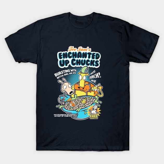 Enchanted Up Chucks T-Shirt by hoborobo